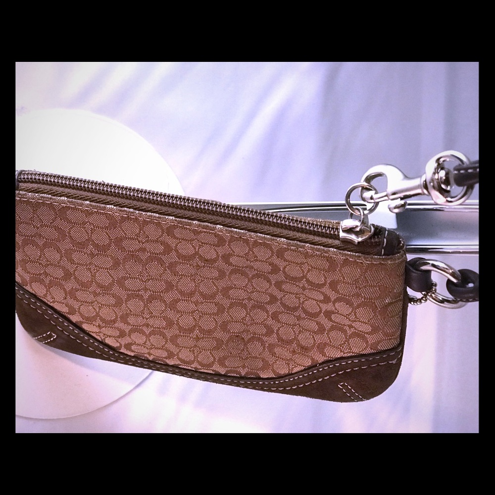 Coach Brown Mini Clutch